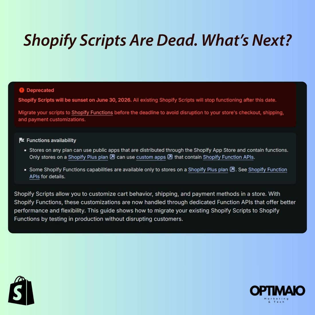 Why Shopify Functions Will Replace 50% of Shopify Apps